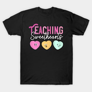 Teaching Sweethearts Teachers Valentines Day T-Shirt